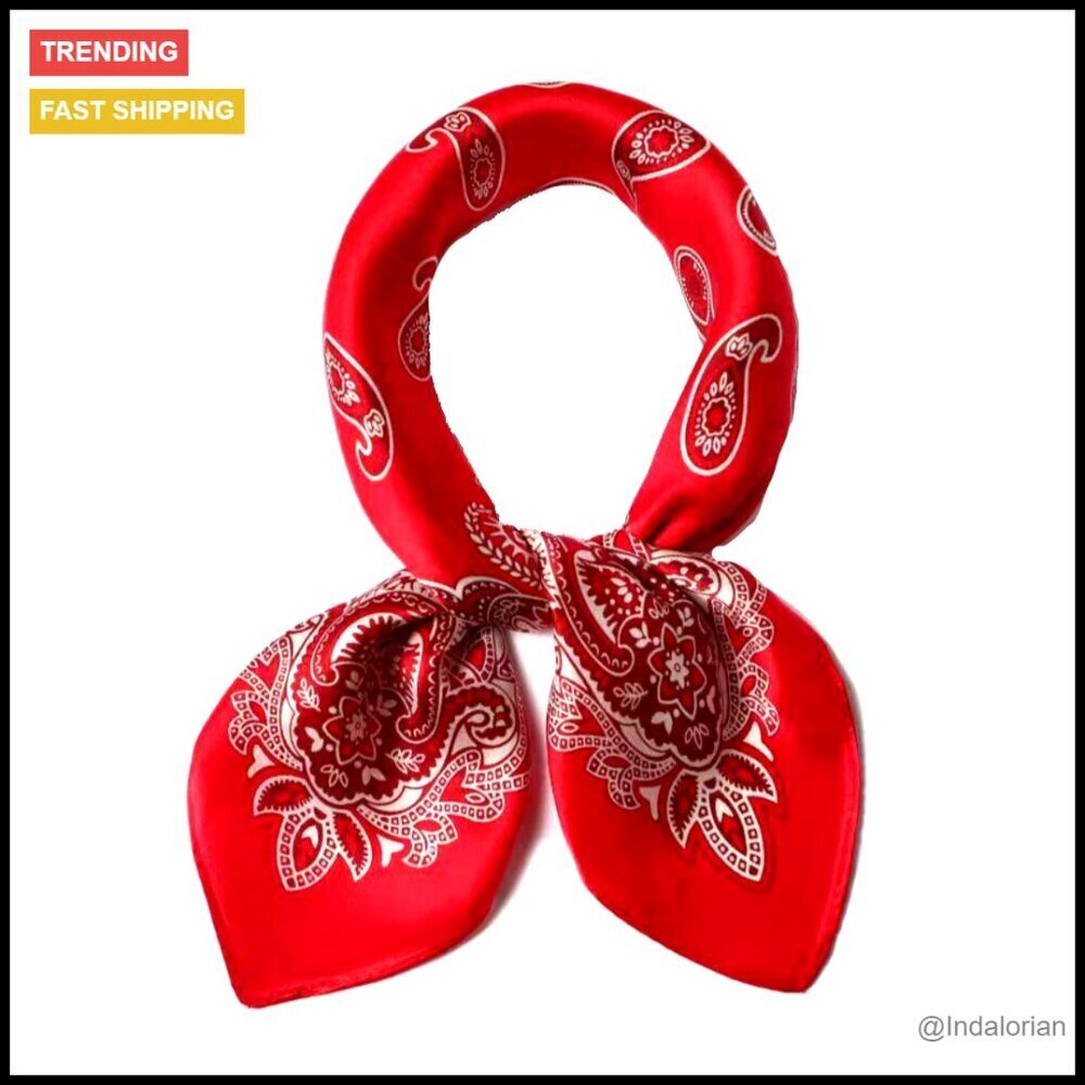 Mulberry Silk Square Scarf Lightweight Elegant Versatile Accessory Chic